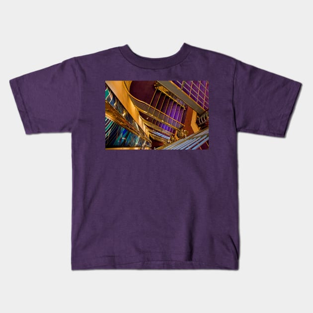 Cruise ship. Stairs. Kids T-Shirt by vadim19